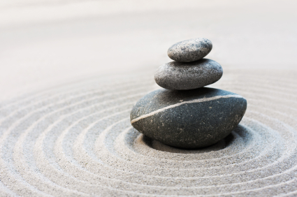 Zen stones Tre pietre zen