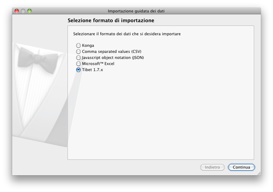 01 Seleziona Formato