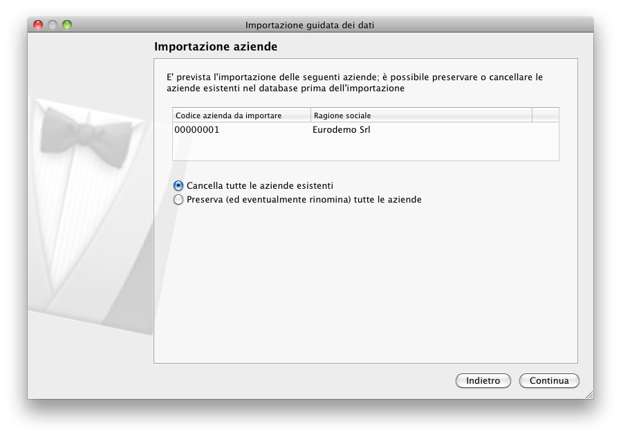 05 Importazione Aziende