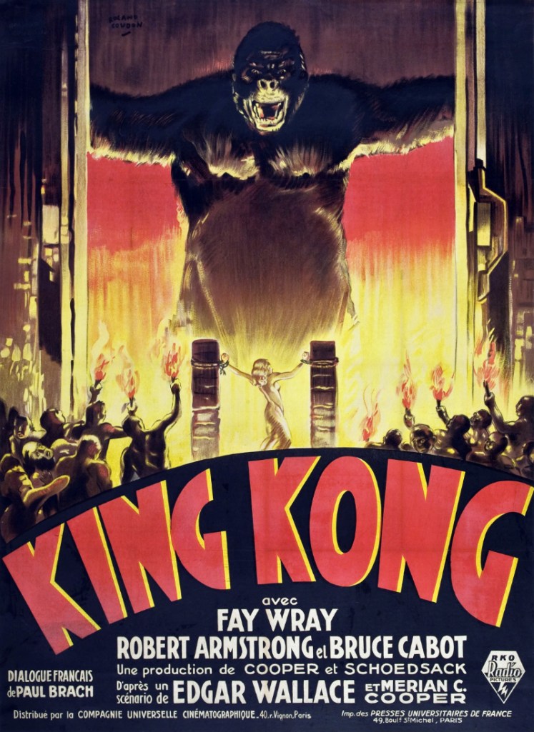 http://commons.wikimedia.org/wiki/File:King_Kong_1933_French_poster.jpg