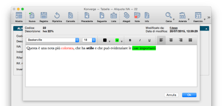 Rich text editor
