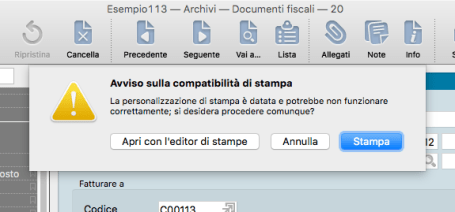 avviso compatibilità stampa